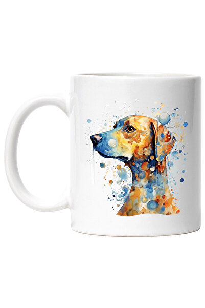 StoryGift Romania Cana Cu Catel, Fantasy, Abstract, Ilustratie, Cercuri, Stro...