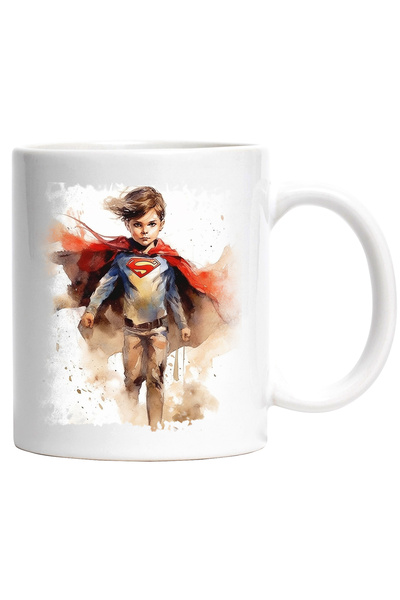 StoryGift Romania Cana Cu Copil, Superman, Erou, DC, Capa, Costum, Nisip, Mul...