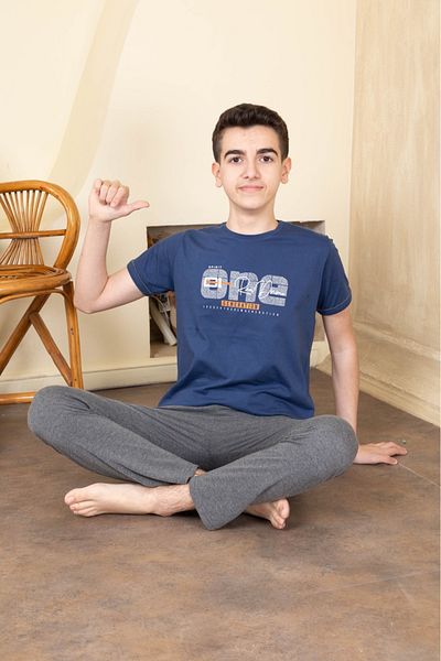 Pyjama Familya Set pijama cu mânecă scurtă pentru baieti