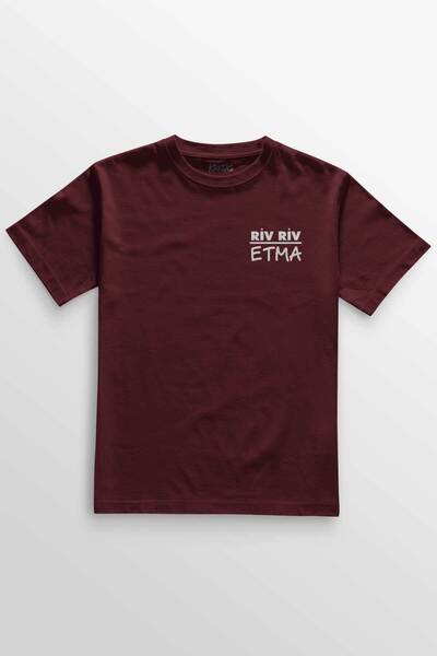 Kretas Burgundy majica Riv Riv Ne pravi morsku bolest Štampano unisex T-shirt