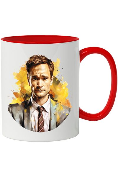 StoryGift Romania Mug With TV Series, Comedy, Barney Stinson, Character, Costume, Illustration, Multic, With, STG