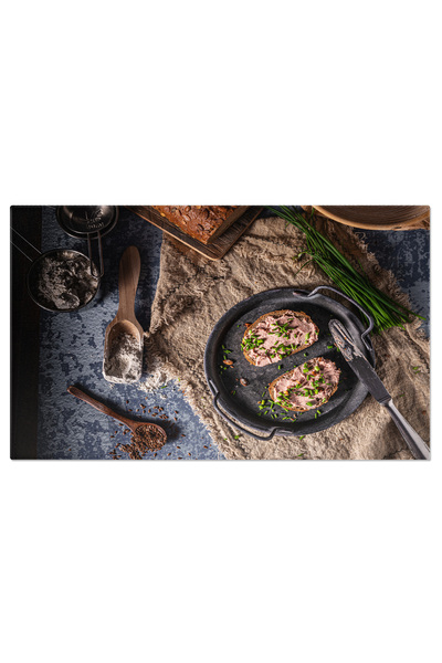 StoryGift Romania Tablou Canvas: Gustare De Somon Afumat Cu Mousse - Seafood, Nutrition, Toast