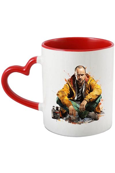 StoryGift Romania Mug With Jesse Pinkman, Breaking Bad, Fictional Character, Bottles, Multicolor 330 ml,, With ,STG