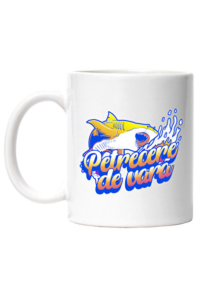 StoryGift Romania Cana Petrecere de vara rechin mare viata subacvatica, 330ml...