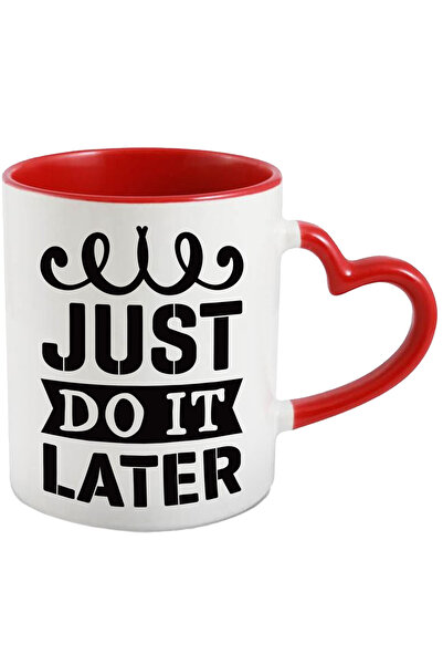 StoryGift Romania Cana cu mesajul in engleza "Just do it later" - doar fa-o m...