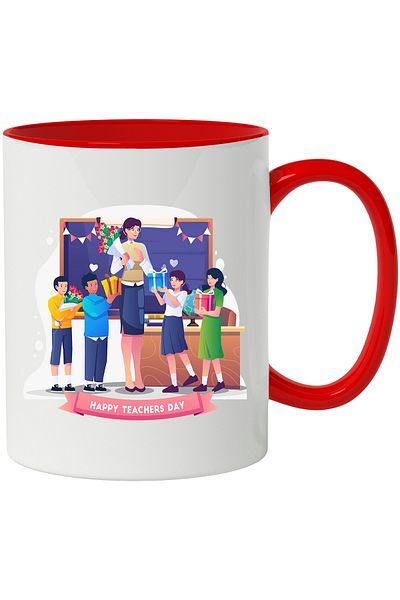StoryGift Romania Mug With Message In English Happy Teachers Day, Teacher's Day, Students, School, T, With, STG