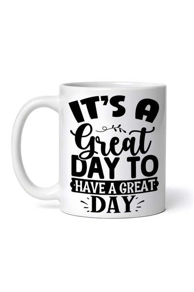 OEM Cană albă personalizată, E o zi minunată să ai o zi minunată, INOVATIX®. ...