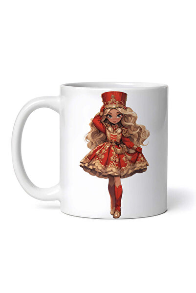 OEM Cană albă personalizată, păpușă Yara, INOVATIX®. 330ml