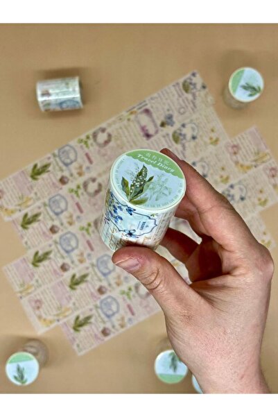 Kağıt Gemi Dükkan Seyahat Günlüğü Temalı 2m Washi Bant/ Washi Tape/ Sticker/ ...