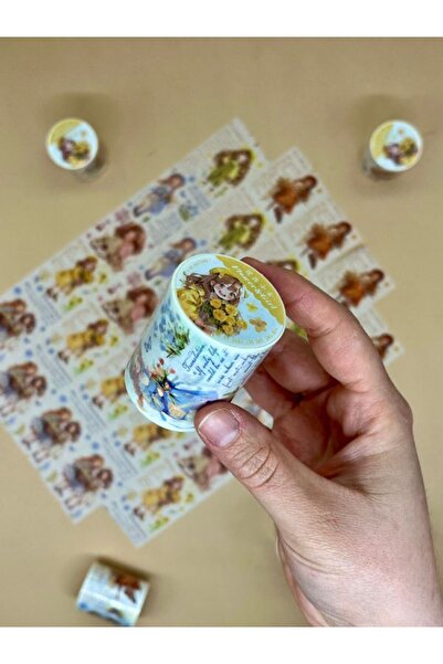 Kağıt Gemi Dükkan Çiçekçi Kız Temalı 2m Washi Bant/ Washi Tape/ Sticker/ Bull...