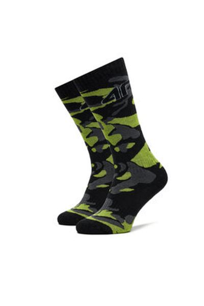 4F Boys' Ski Socks 4FJWAW24UFSOM146 green