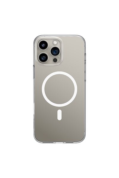 Baseus Baseus Ultra-Thin Crystal Series Magnetic Phone Case for iPhone 16 Pro - Clear