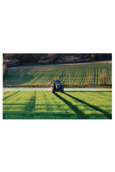 StoryGift Romania Tablou Canvas Fermier Stropind Culturile, Agricultura, Fermier, Stropire, Recolta, Tractor 334