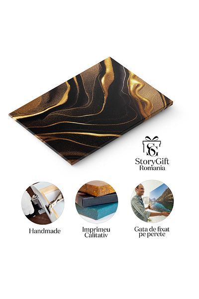 StoryGift Romania Tablou Canvas - Big Ben Si Thames: Istoria Britanica, Orasul In Splendoare, Atmosfera Urbana