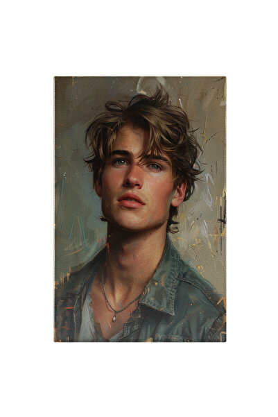 StoryGift Romania Tablou Canvas: Baiatul Modern Pictat Pe Pânză Realitate Och...