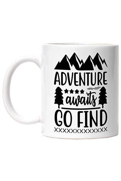 StoryGift Romania Cana cu munti si brazi cu mesajul "Adventure awaits, go fin...