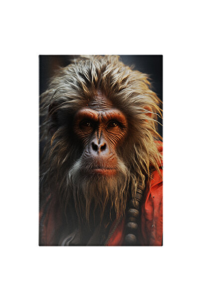 StoryGift Romania Tablou Canvas: Gândurile Urbane Și Urangutanul Portret Neci...