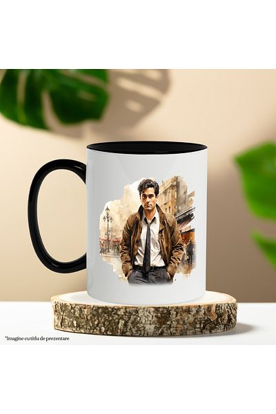 StoryGift Romania Mug With Jim Halpert, The Office, Character, TV Series, Multicolor 330 ml, Ceramic, With ,STG