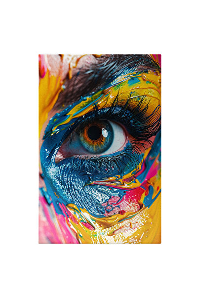 StoryGift Romania Tablou Canvas: Ochiul Și Frumusețea Haotică A Creației Turb...