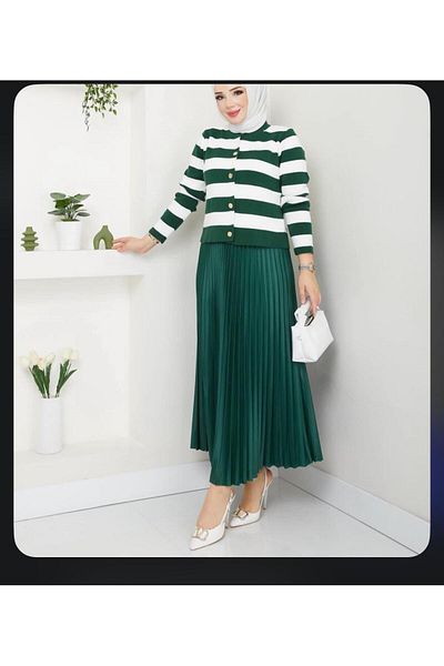 ZambakModa PLEATED SKIRT