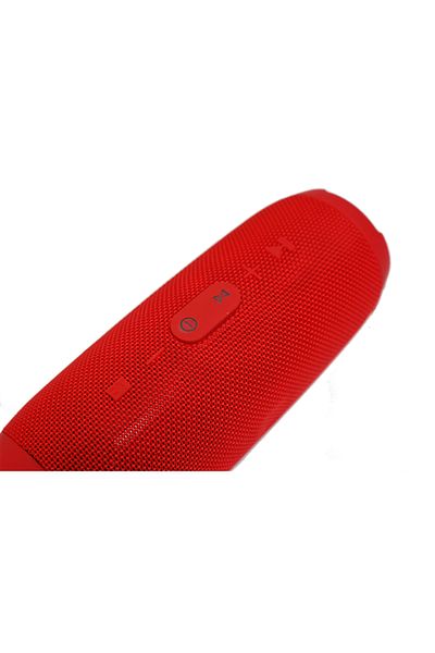 MACVI Portable wireless Bluetooth speaker Macvi® Charge 3, 2x10W, USB, SD Card, PowerBank, 6000mAh, Red