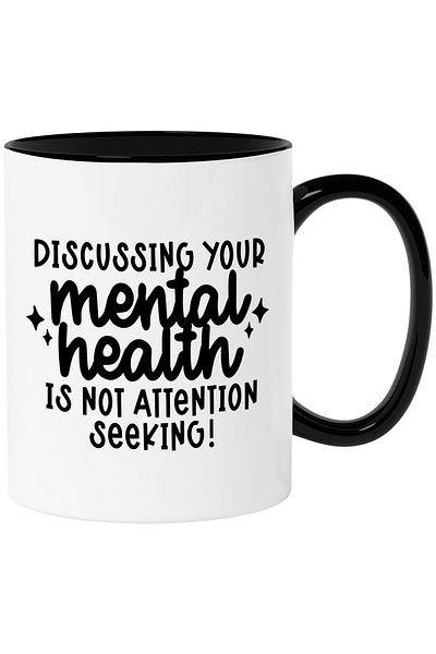 StoryGift Romania Mug with the message "Discussing your mental health is not a quest for a thread, With ,STG