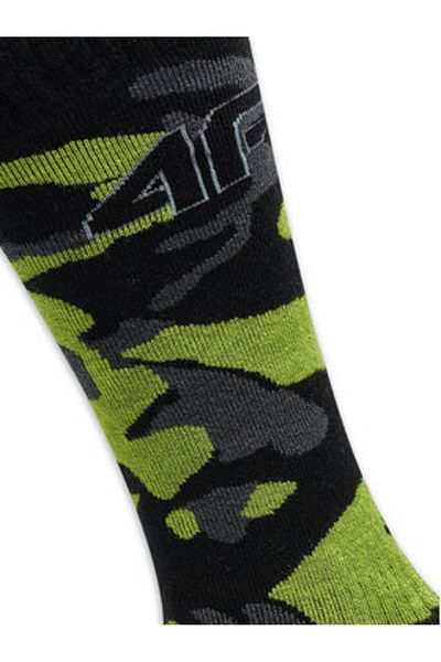 4F Boys' Ski Socks 4FJWAW24UFSOM146 green