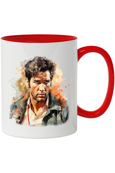 StoryGift Romania Elvis Presley Mug, Singer, Actor, Celebrity, Artist, Multicolor 330 ml, , With ,STG