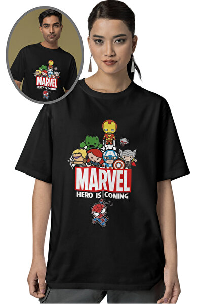 Fuddy Moda Μπλουζάκι με στάμπα χαρακτήρων Marvel Comics, Ανδρικό-Γυναικείο Μπ...