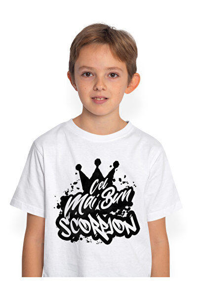 StoryGift Romania Tricou Copii Baieti Pentru Cel Mai Bun Scorpion, Apreciere,...