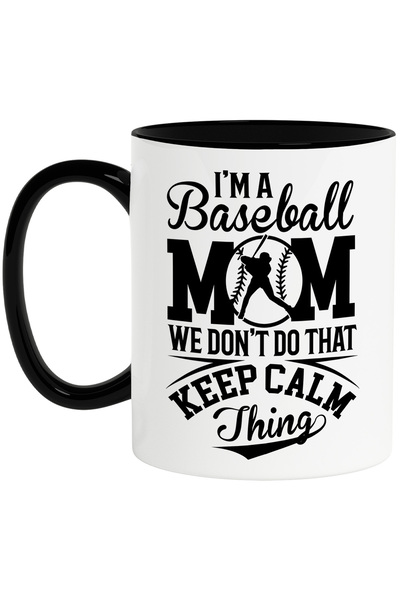StoryGift Romania Cana cu pentru mamele de jucatori de baseball - minge de ba...