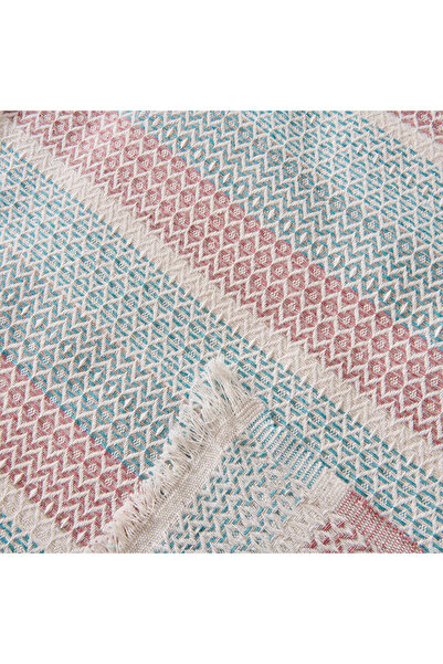 Evidea Soft Vita Single Pike - Ecru / Blue - 160X230 cm