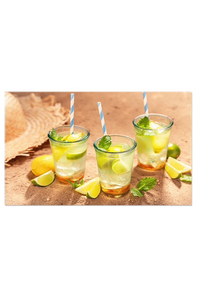 StoryGift Romania Tablou Canvas Limonada Facuta In Casa Cu Gheata Zdrobita Si...