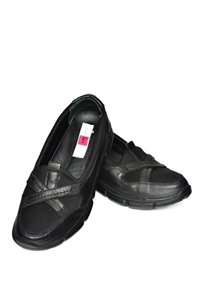 Fox Shoes R555076003 Чорні жіночі черевики з натуральної шкіри та ортопедично...