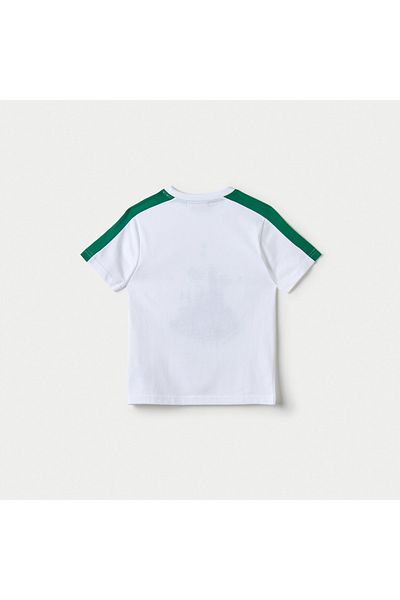 Juniors Ksa National Print T-Shirt With Crew Neck And Short Sleeves