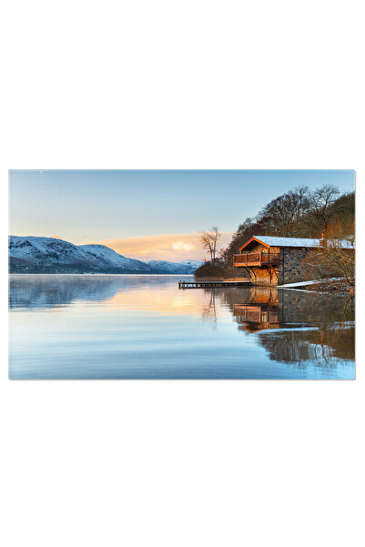StoryGift Romania Tablou Canvas Cu Ullswater, Cumbria - Peisaje Iernatice In ...