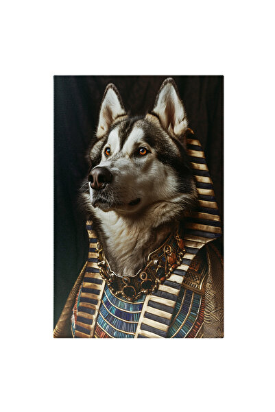 StoryGift Romania Tablou Canvas Portret Stilat De Mamalut Egiptean Costum Reg...