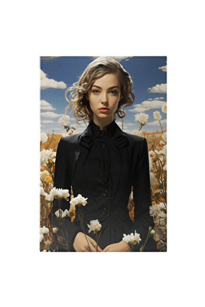 StoryGift Romania Tablou Canvas: Fotografie Cu O Fata Draguta Care Este Pe Un...