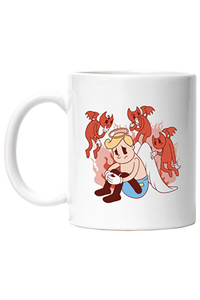 StoryGift Romania Cana Cu Mesaj In Engleza Angel, Emblema, Inger, Aripi, Fant...