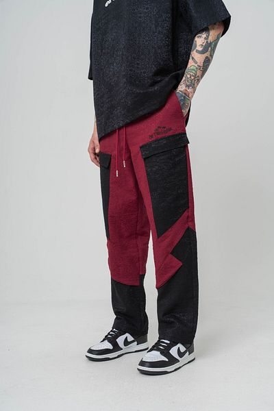 go gang own Παντελόνι Benjamin Pocket με λεπτομέρεια με μοτίβο ρούχων