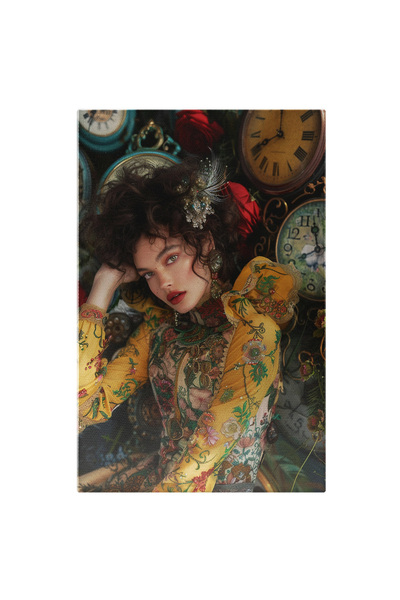 StoryGift Romania Tablou Canvas: Simfonia Culorilor Toamnei În Portretul Feme...