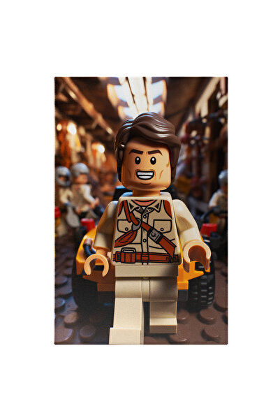 StoryGift Romania Tablou Canvas: Boss Men Figurina Lego Barbat Care Coordonea...