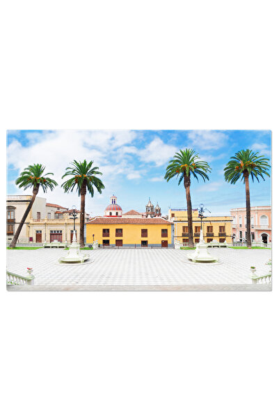 StoryGift Romania Tablou Canvas Orasul La Orotava, Tenerife, Europa, Strada, ...
