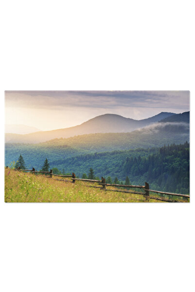 StoryGift Romania Tablou Canvas Muntii Carpati La Rasaritul Soarelui Muntii C...