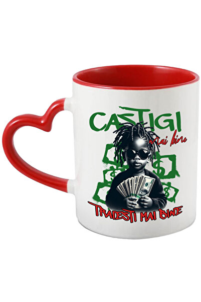 StoryGift Romania Cana castigi mai bine traiesti mai bine copil bani, 330ml, ...