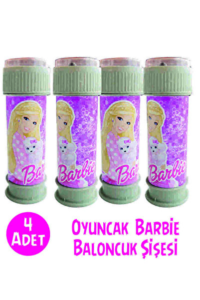 Barbie Köpüklü Üflemeli Baloncuk 4'lü
