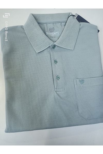 SİMENTİ Classic Waffle Single Pocket Collar T-shirt