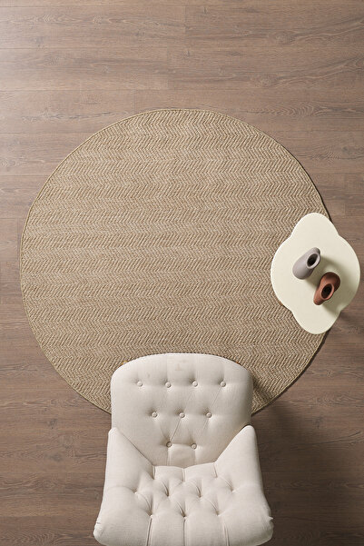 Mariesse Home Naturel Sisal Jüt Halı Modern Yıkanabilir Toz Vermez Halı