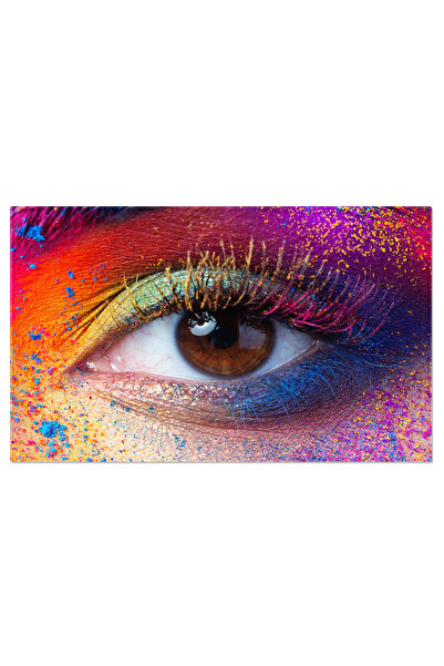 StoryGift Romania Tablou Canvas: Culori Vibrante - Festivalul Holi, Machiaj, ...