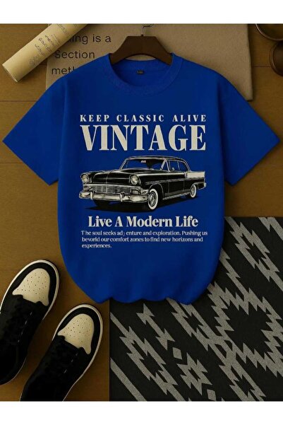 KOZİA OUTDOORS MALKOCBEY TRICOU OVERSIZE BASIC CU GULER ROTUND, CU IMPRIMEU A...